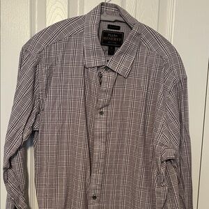 Reserved Men's Plaid Shirt - Black and White